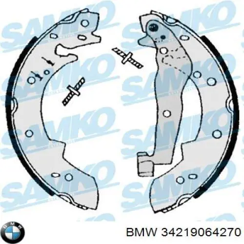 Купити 34219064270 BMW Колодки гальмові задні, барабанні