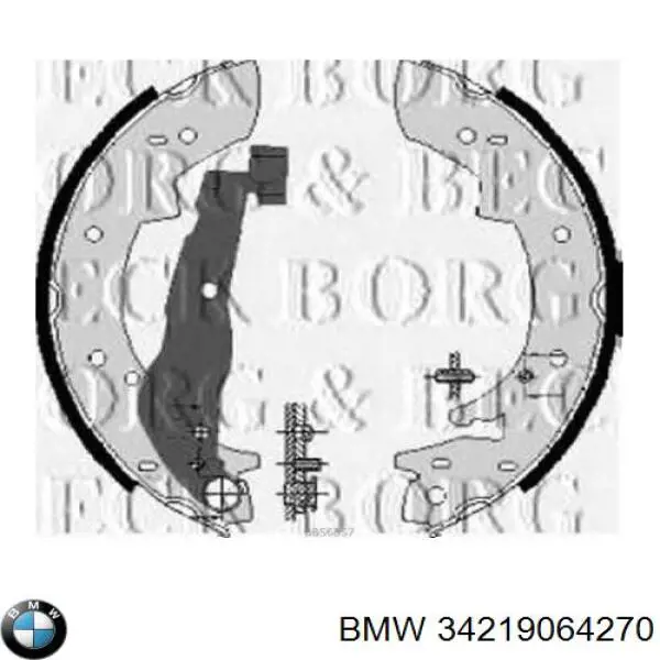 Колодки гальмові задні, барабанні 34219064270 BMW