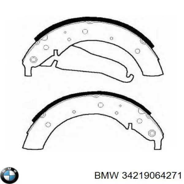 Колодки гальмові задні, барабанні 34219064271 BMW