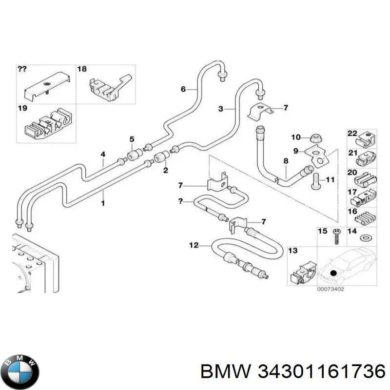  BMW 34326880898 ціна, від 4.18 USD