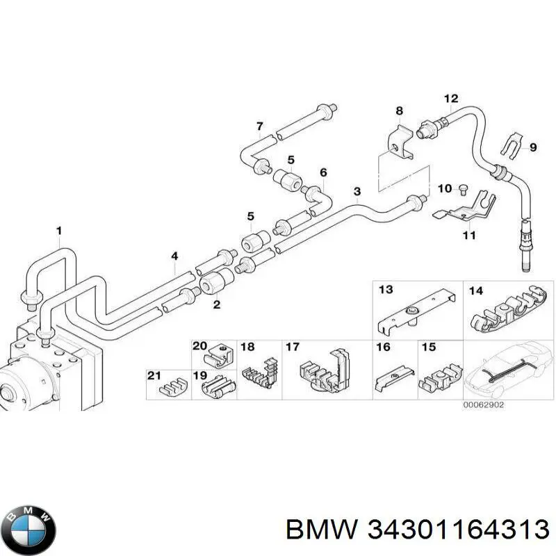  BMW 34301164313 ціна, від 7.60 USD