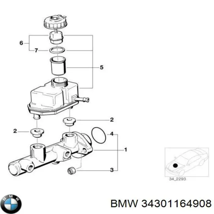 Бачок ГГЦ BMW 32066665 ціна, від 19.00 USD