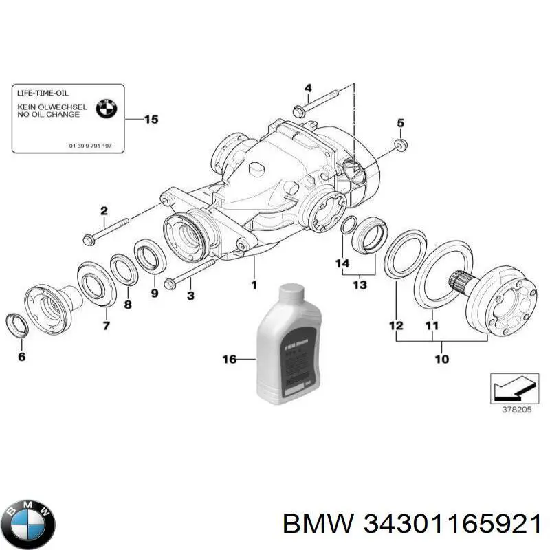 34301165921 BMW 