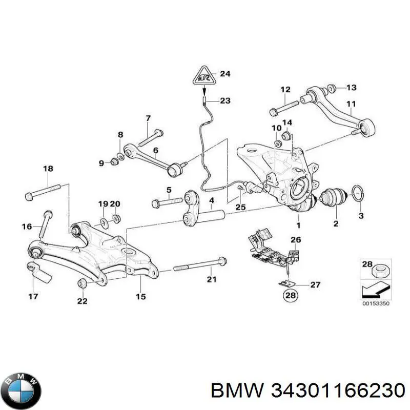 34301166230 BMW 
