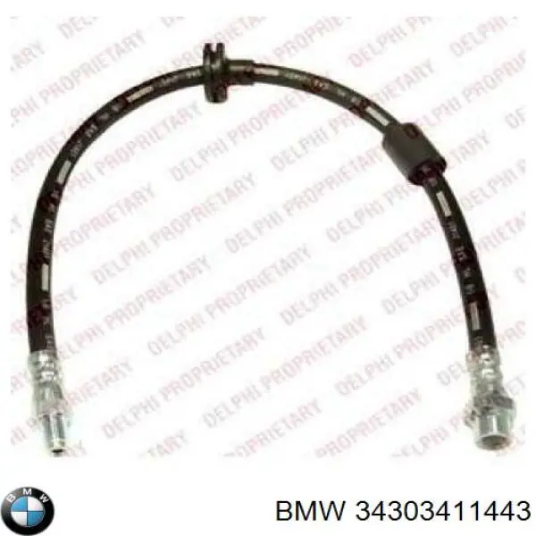 Шланг гальмівний передній BMW 34303411443 ціна, від 17.33 USD