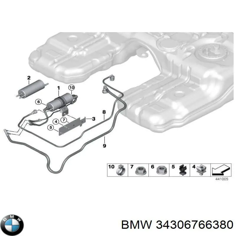 Купити 34306766380 BMW Радіатор системи охолодження кондиціонера