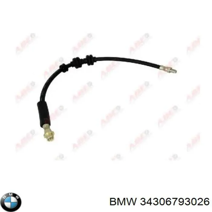 Шланг гальмівний передній BMW 34306793026 ціна, від 13.73 USD