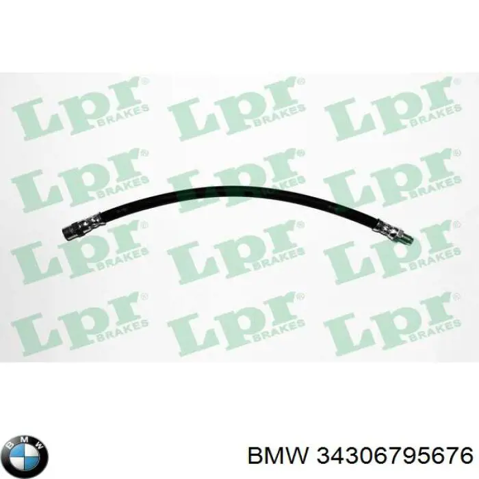 Шланг гальмівний задній BMW 34306795676 ціна, від 6.28 USD