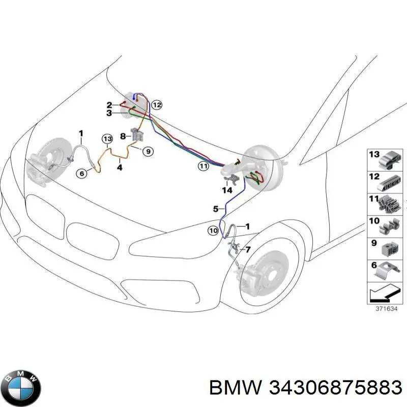  BMW 34306874573 ціна, від 16.47 USD