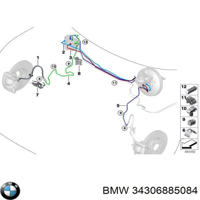  BMW 34306885084 ціна, від 12.67 USD