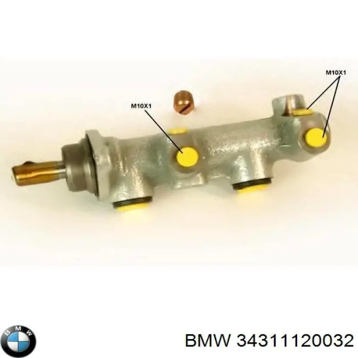 Циліндр гальмівний, головний на BMW 3  E21
