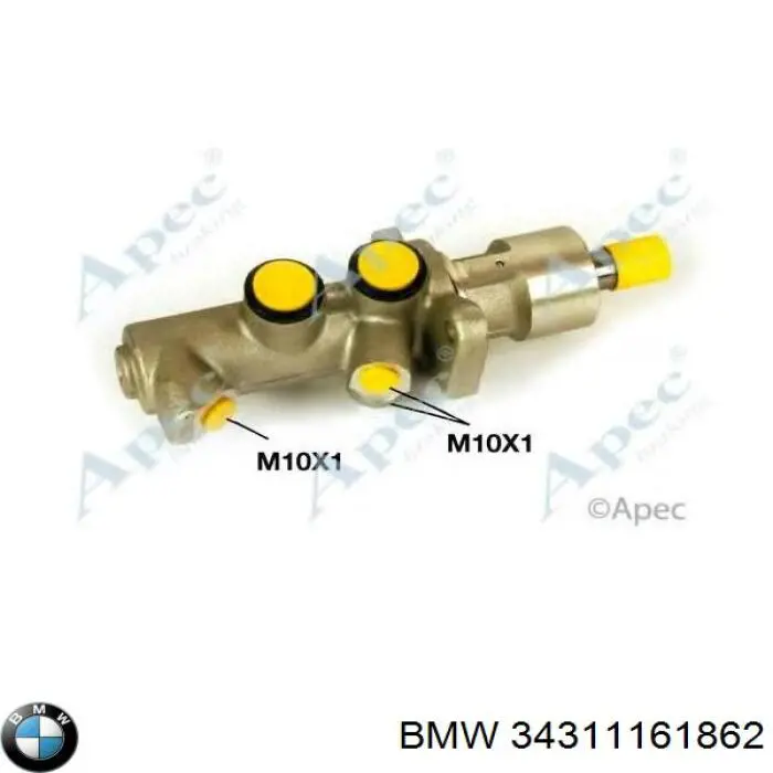 Циліндр головний гальма (Гідротормоз) BMW 34311161504 ціна, від 56.43 USD