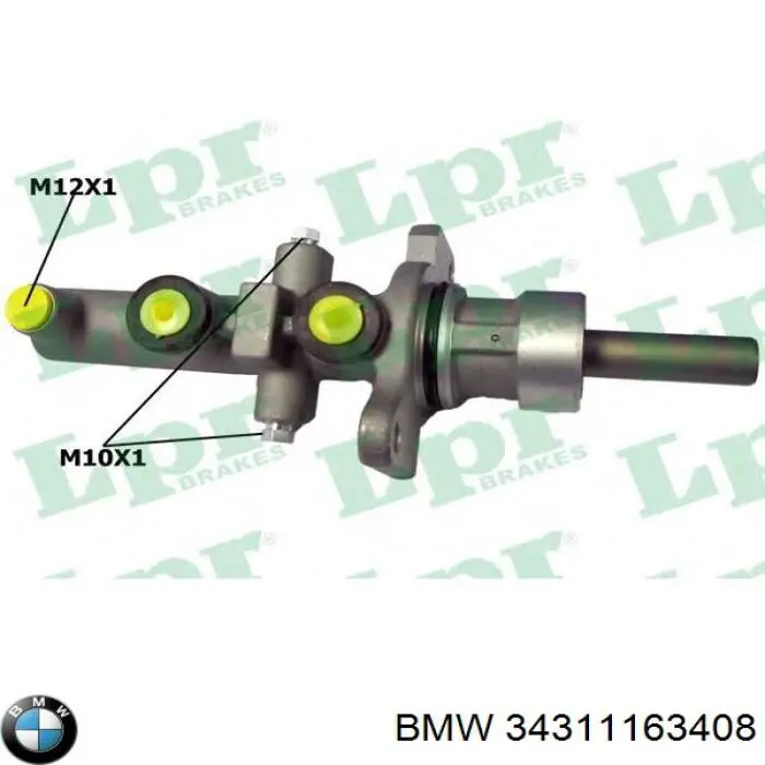 34311163408 BMW Циліндр гальмівний, головний