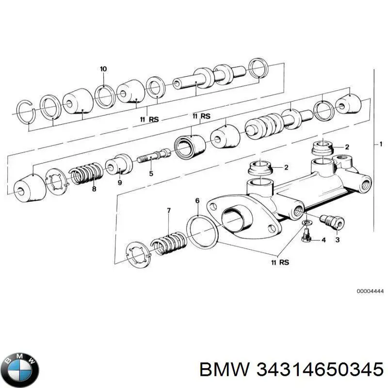 Купити 34314650345 BMW 