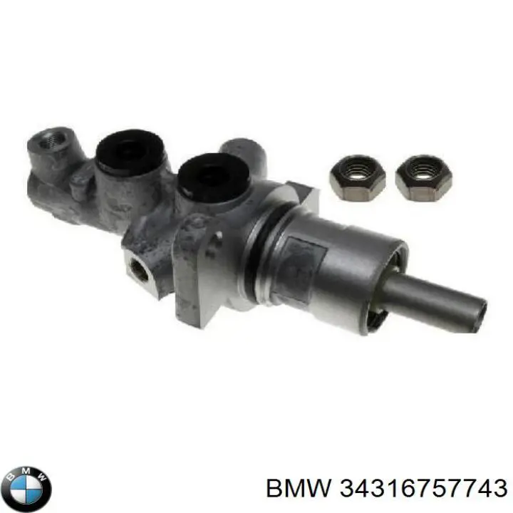 Циліндр головний гальма (Гідротормоз) BMW 34316757743 ціна, від 68.88 USD