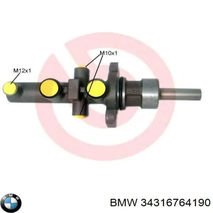 Циліндр головний гальма (Гідротормоз) Vika 69851801 ціна, від 38.69 USD