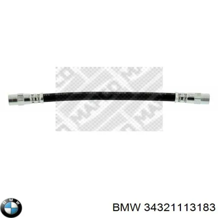 Купити 34321113183 BMW Шланг гальмівний задній