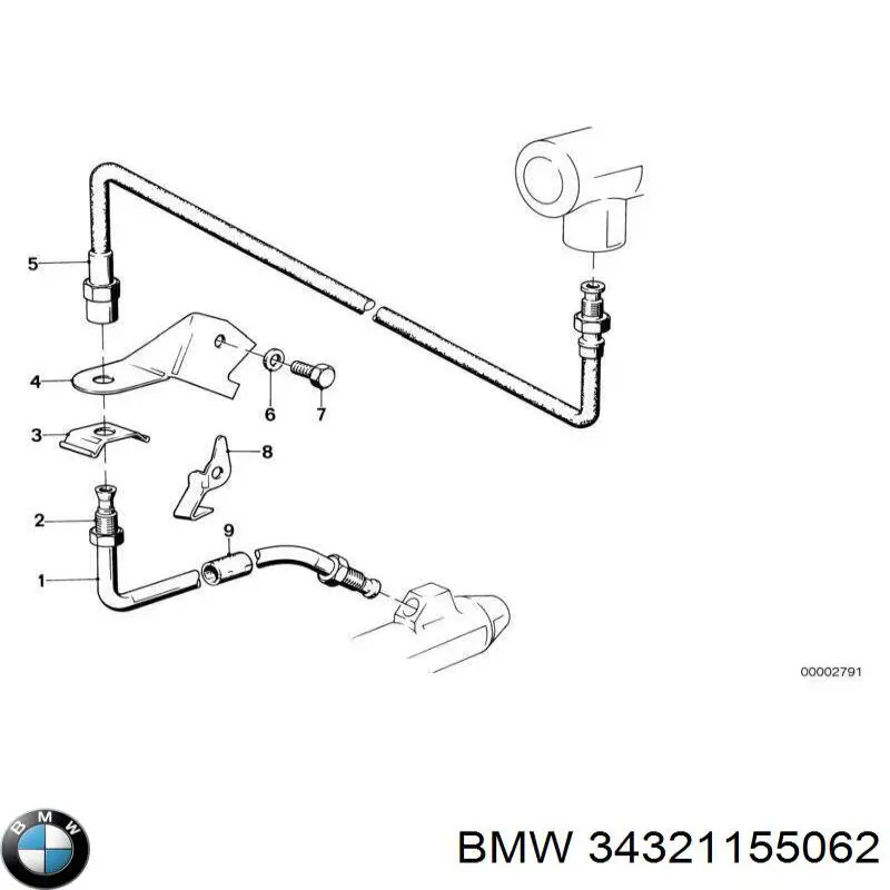 Купити 34321155062 BMW 