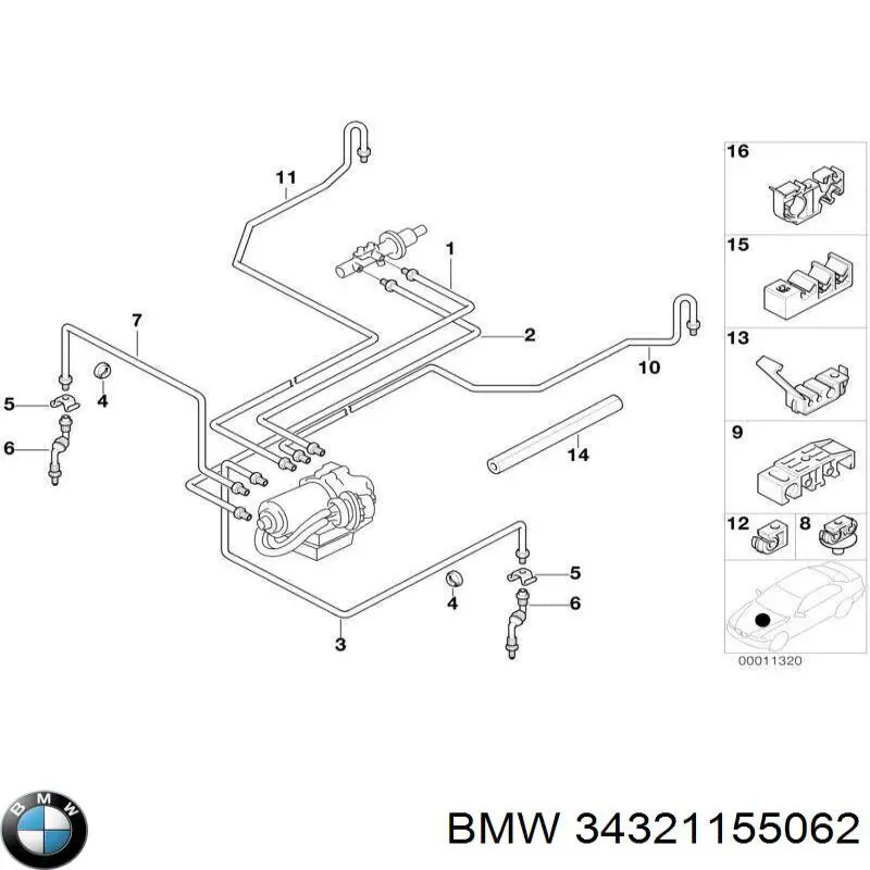  34321155062 BMW