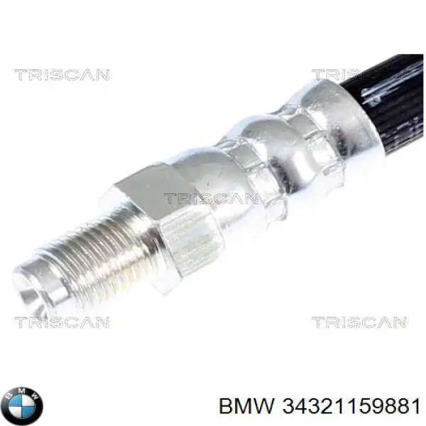 Гнучка гальмівна трубка задня BMW 34321159881