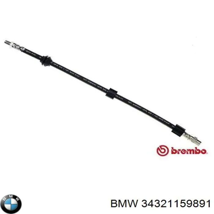 Купити 34321159891 BMW Гальмівні шланги передні