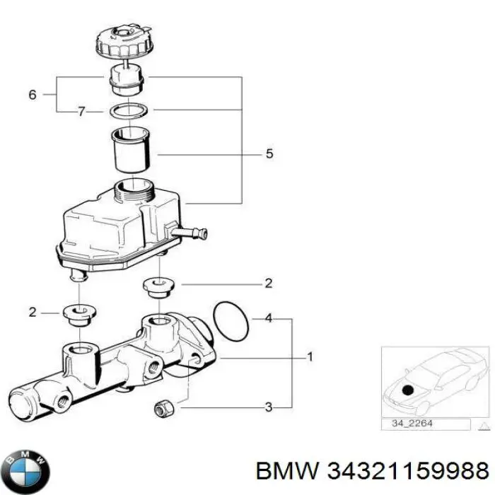 34321159988 BMW 