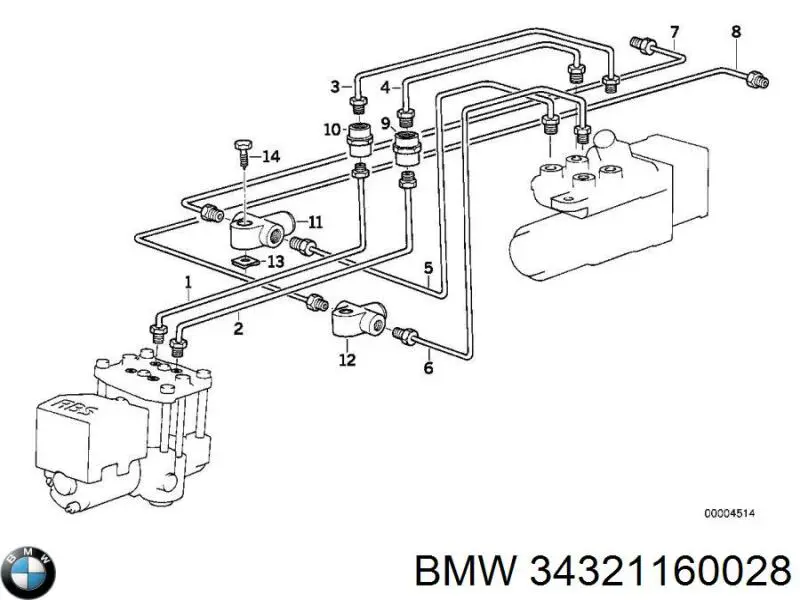  BMW 34321160028 ціна, від 10.61 USD