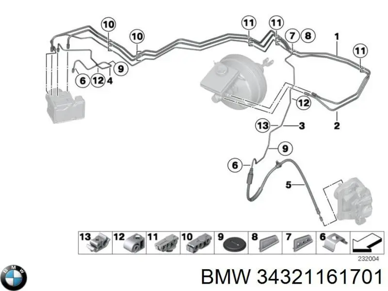  BMW 34321161701 ціна, від 6.73 USD