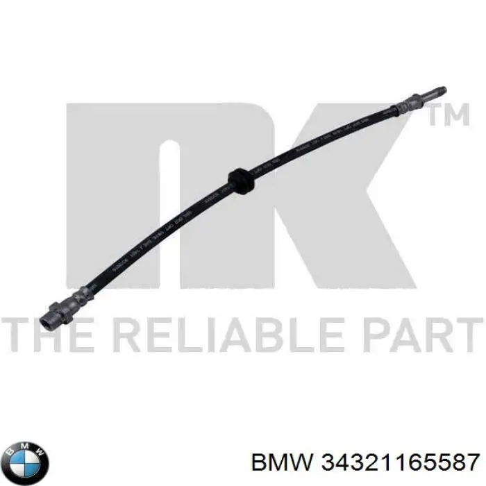 Гальмівні шланги передні 34321165587 BMW
