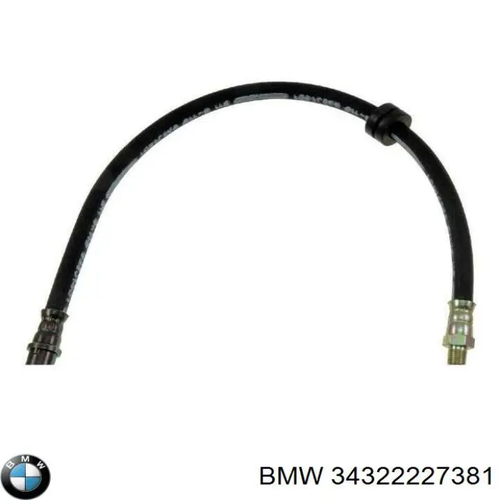 Шланг гальмівний передній BMW 34322227381 ціна, від 96.31 USD