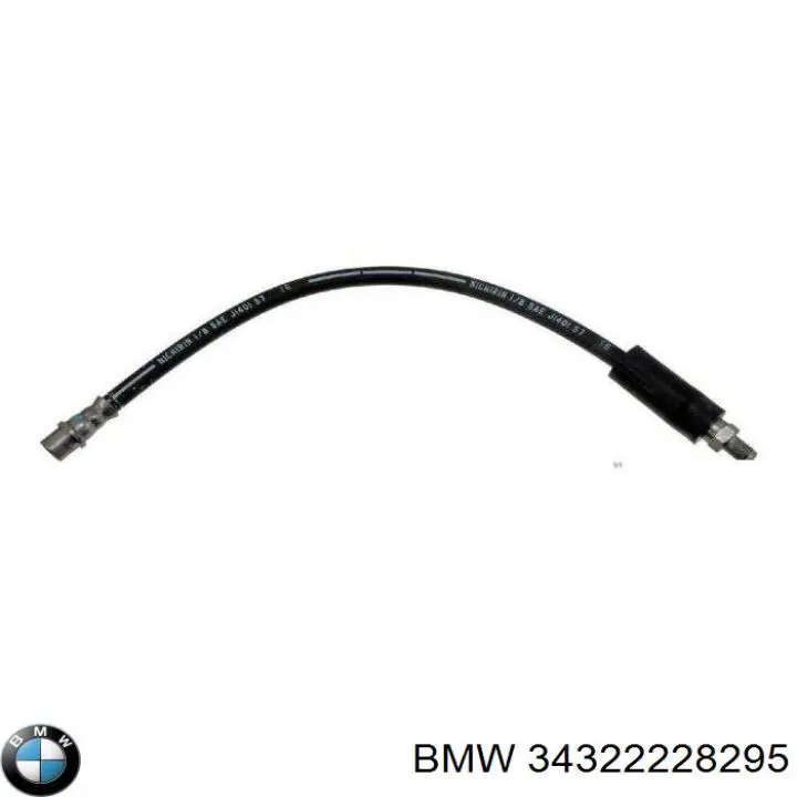 Шланг гальмівний задній BMW 34322228295 ціна, від 94.84 USD