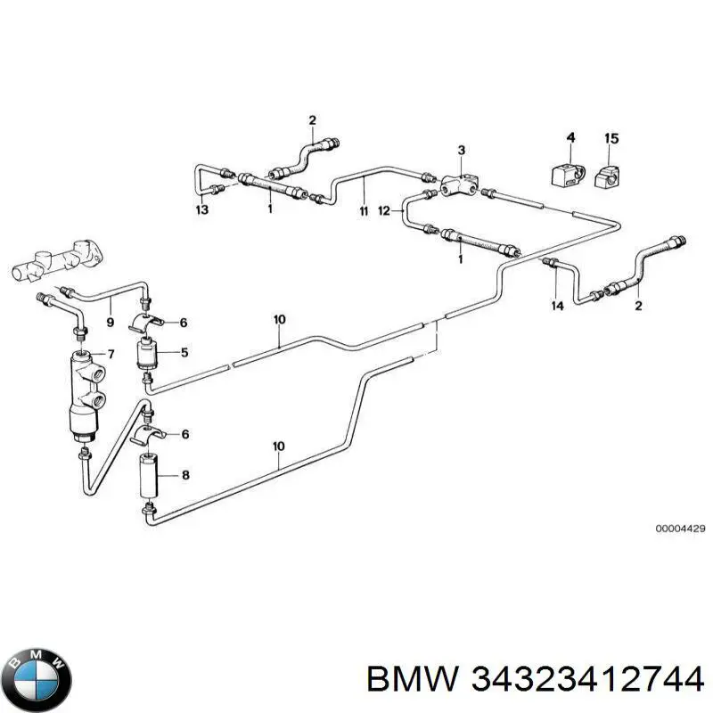 Купити 34323412744 BMW 