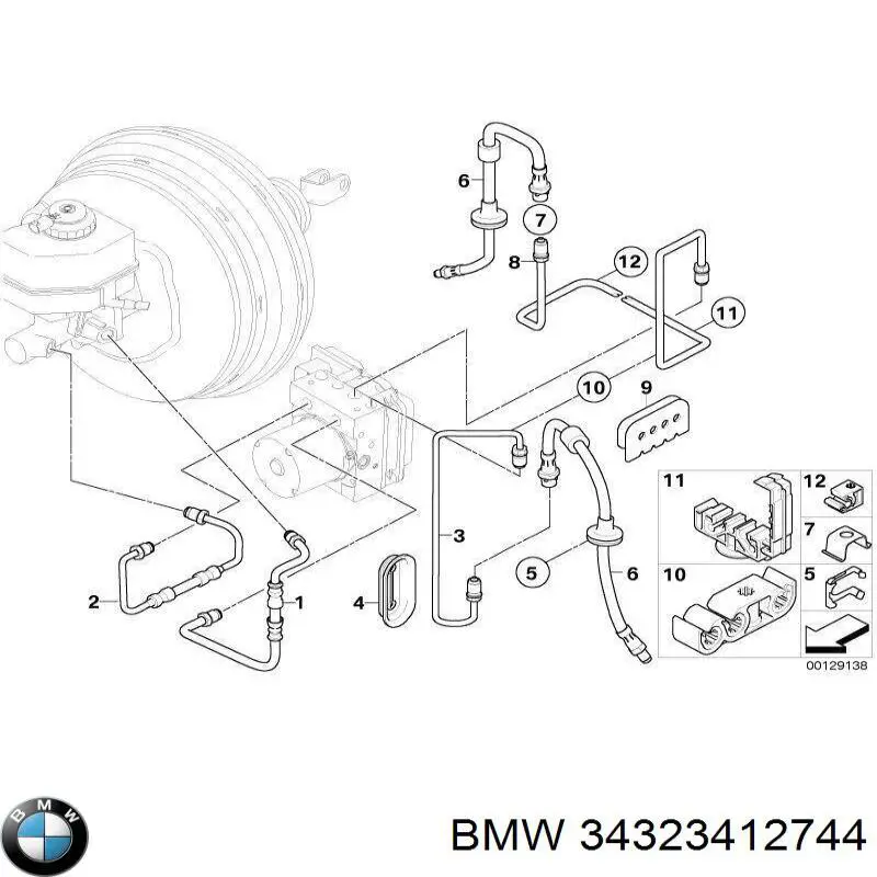  BMW 34323412744 ціна, від 7.04 USD