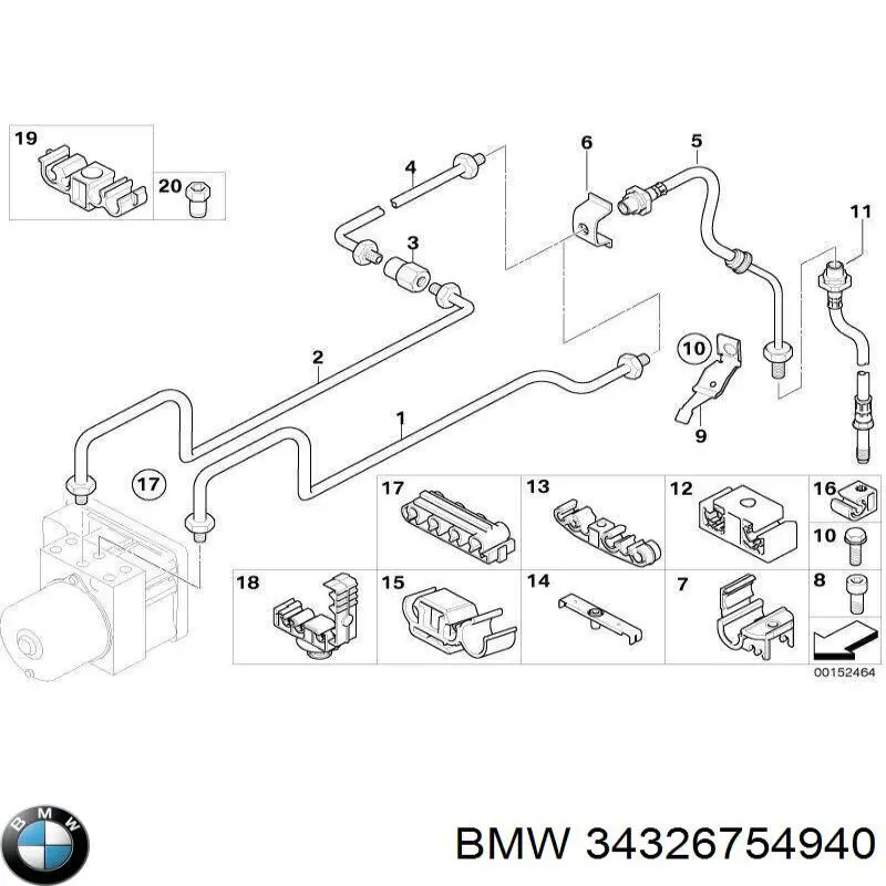  BMW 34326754940 ціна, від 27.64 USD