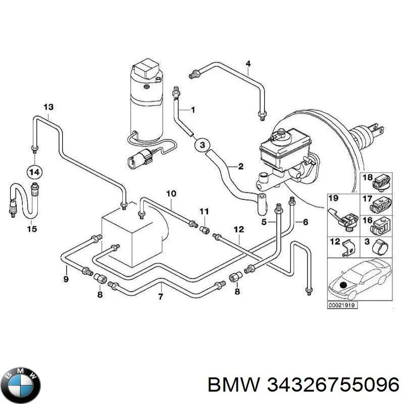  BMW 34326755096 ціна, від 19.37 USD