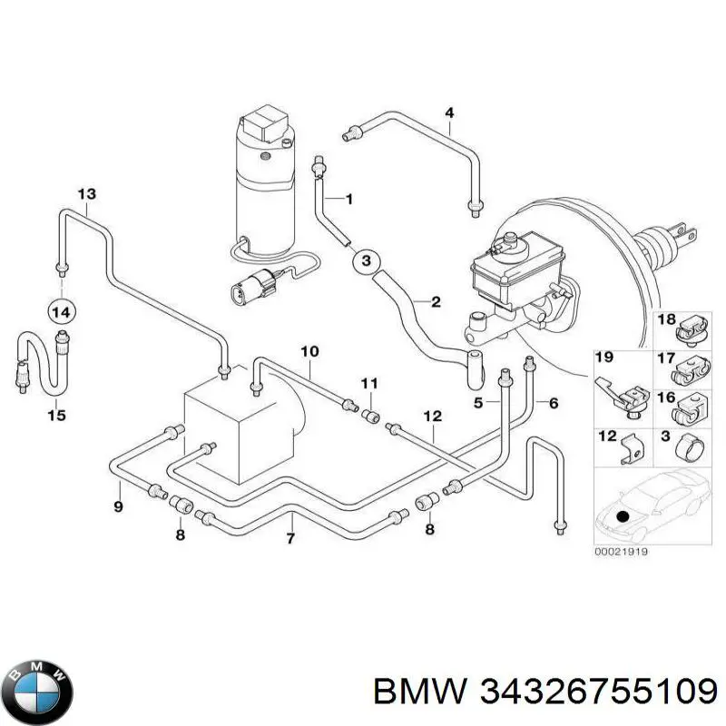  34321165436 BMW