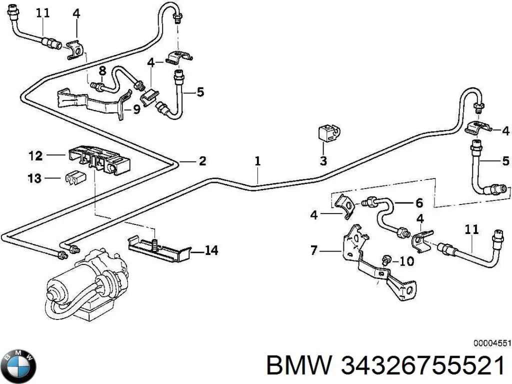 Купити 34326755521 BMW 