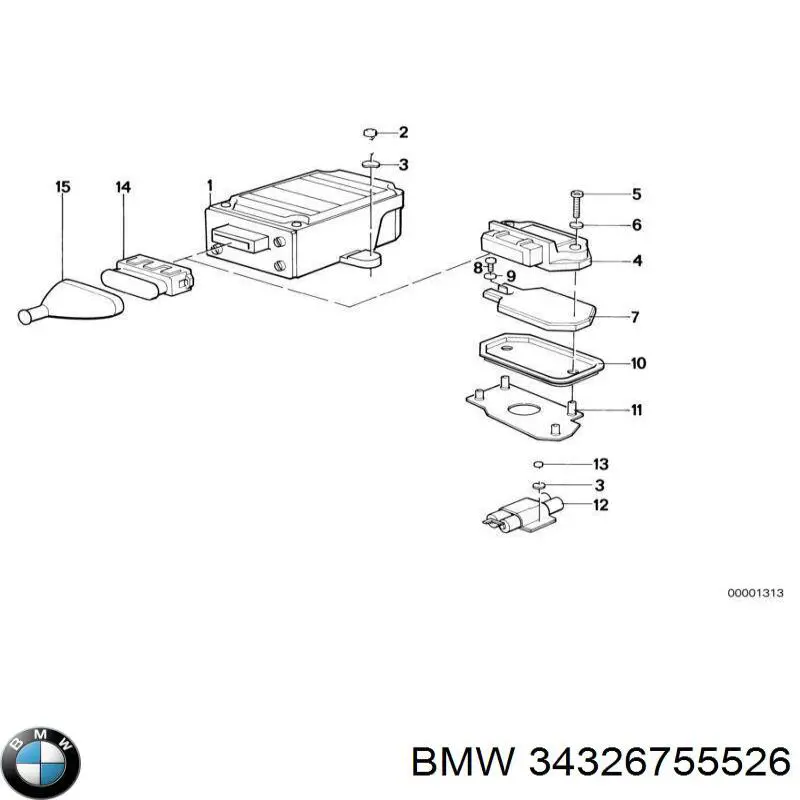 Купити 34326755526 BMW 