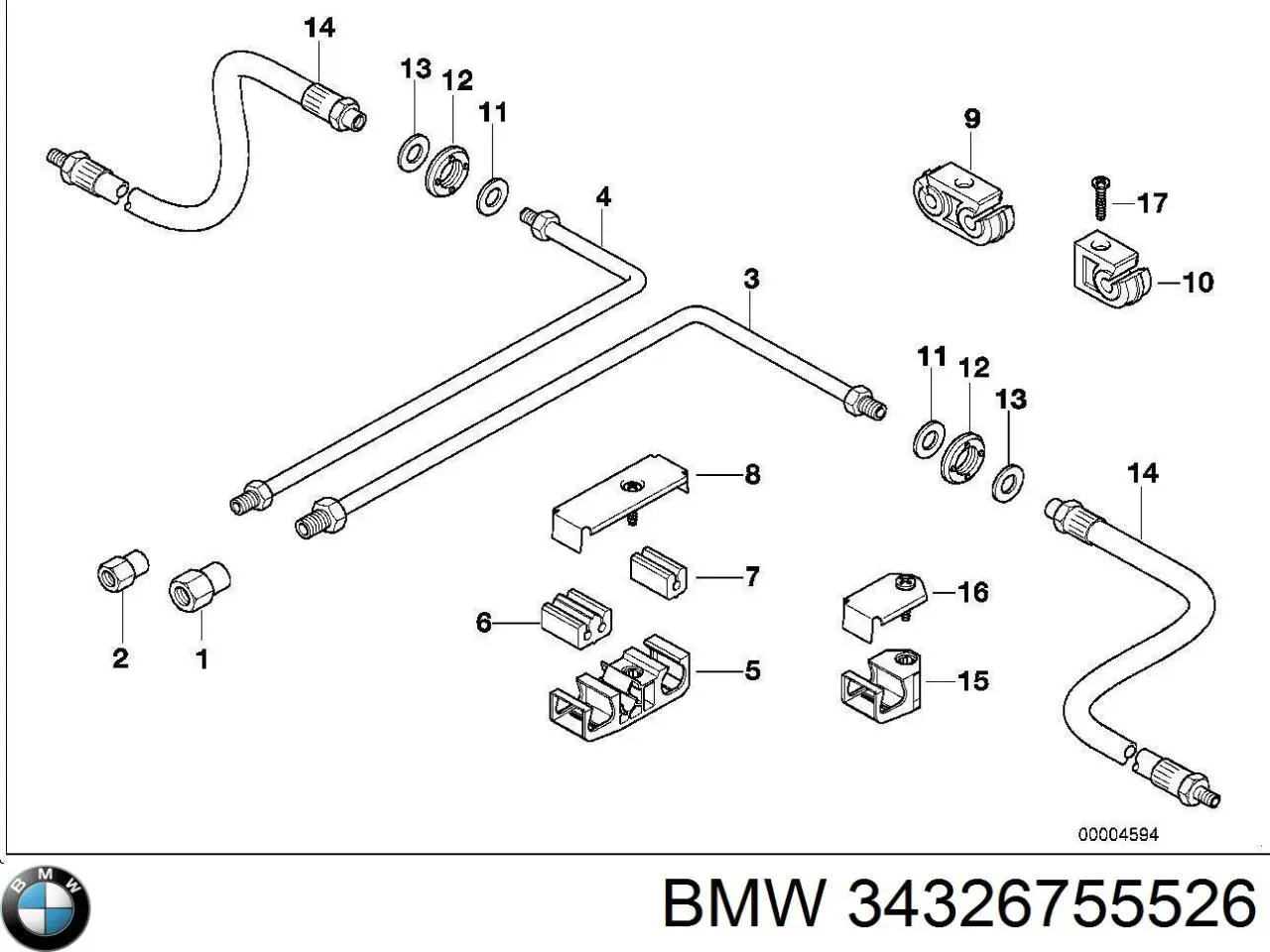  BMW 34326755526 ціна, від 29.17 USD
