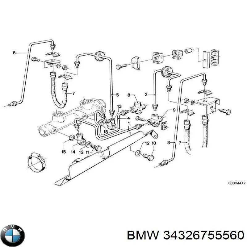  BMW 34326755560 ціна, від 5.54 USD