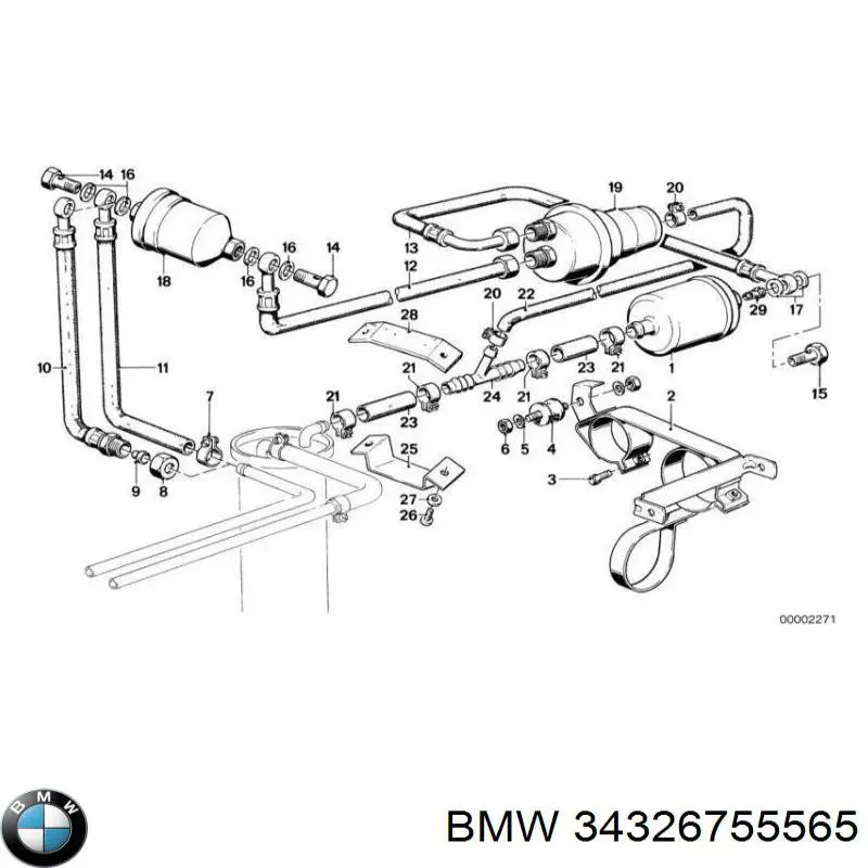 Купити 34326755565 BMW 