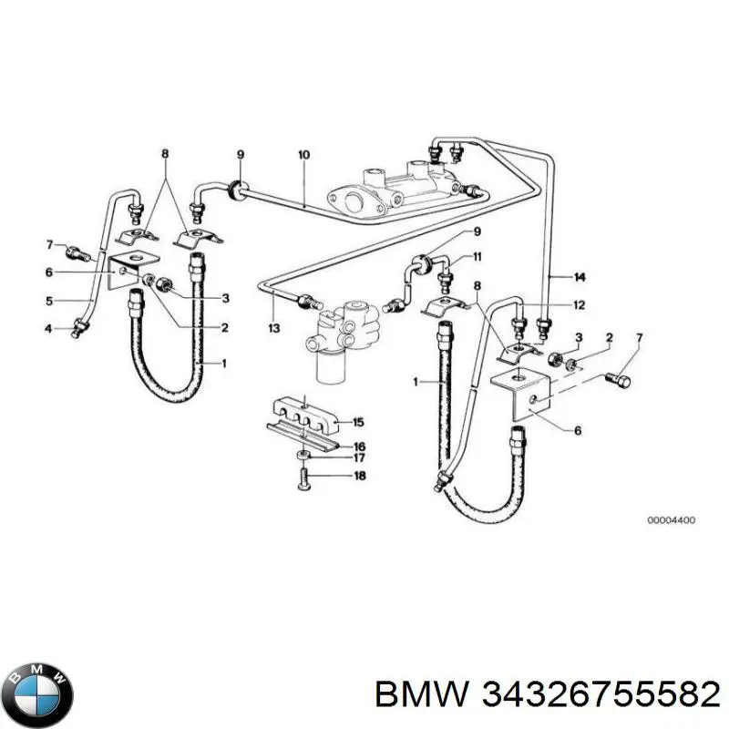 Моторчик омивача 34326755582 BMW