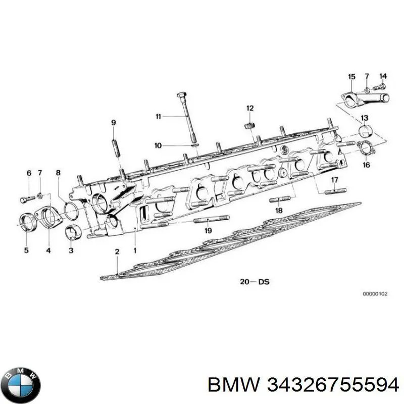 Купити 34326755594 BMW 