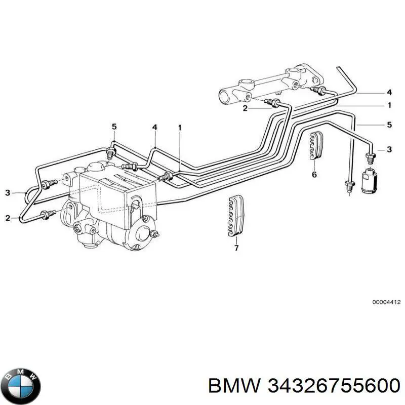 Купити 34326755600 BMW 