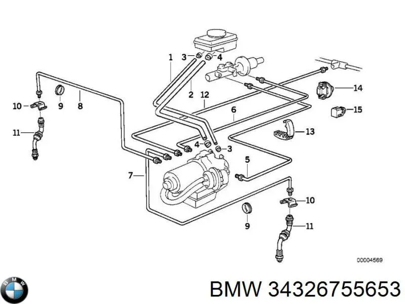 Купити 34326755653 BMW 