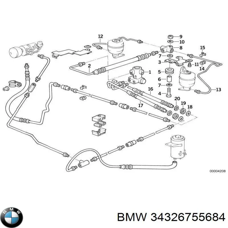 Купити 34326755684 BMW 