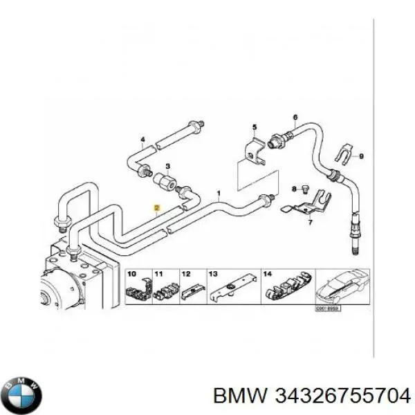  BMW 34326755704 ціна, від 25.34 USD