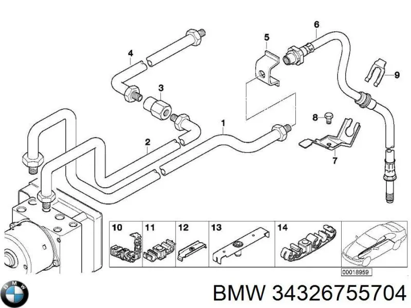 Купити 34326755704 BMW 
