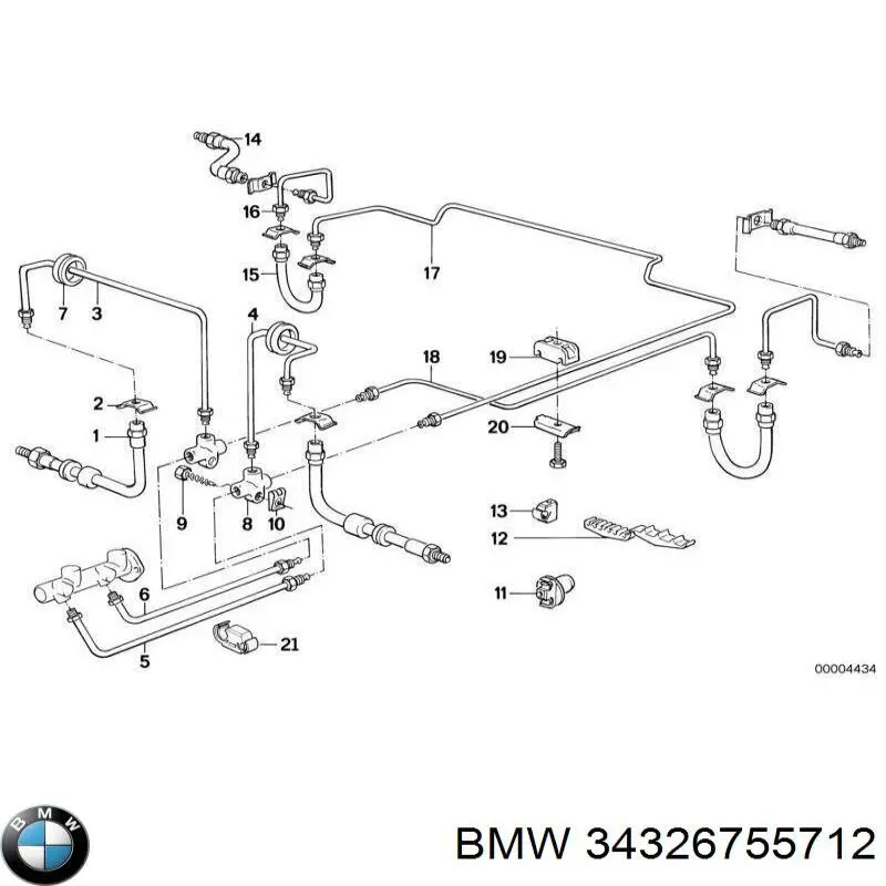 Купити 34326755712 BMW 