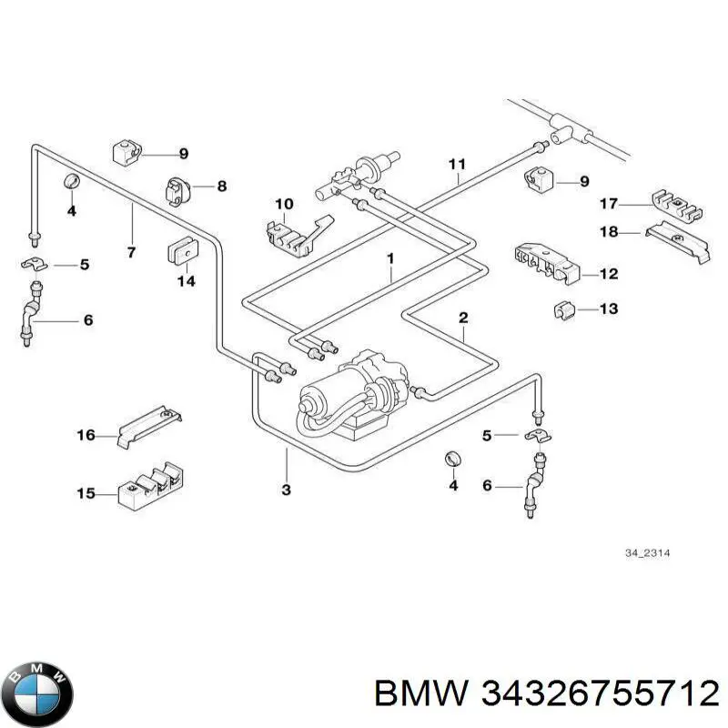  BMW 34326755712 ціна, від 37.39 USD